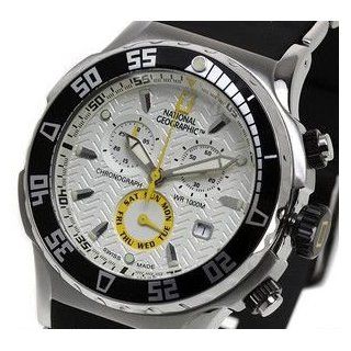 National Geographic Men's NG730GSMK Signature Mega Steel Diver Watch at  Men's Watch store.
