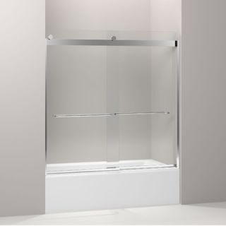 Kohler Levity Sliding Bath Door, 59 3/4 H X 54   57 W, with 1/4