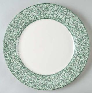Spode Holly Tree Service Plate (Charger), Fine China Dinnerware   Green/White Ho