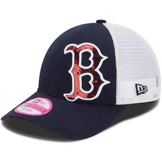 NEW ERA Womens Boston Red Sox Sequin Shimmer 9FORTY Adjustable Cap   Size