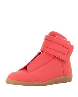 Future Leather High Top Sneaker, Pink   Maison Martin Margiela