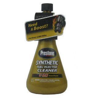 Prestone AS731 Synthethic Fuel Injector Cleaner with 0 60 Booster   16 oz. Automotive