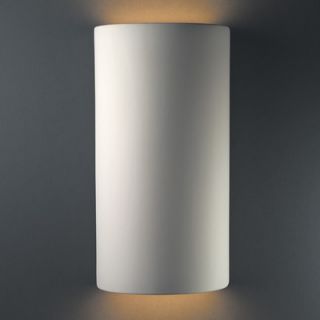Justice Design Group Ambiance Big Cylinder 2 Light Outdoor Wall Sconce