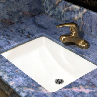 Nantucket Sinks Vitreous China Rectangular Undercounter Bathroom Sink