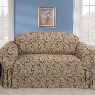 Sure Fit Scroll Classic Sofa Skirted Slipcover