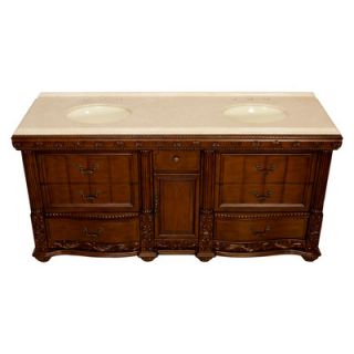 Global Treasures Kendal 72 Double Bathroom Vanity Set