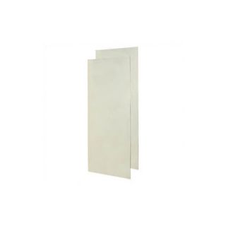 swanstone classics authentic solid surface double panel shower