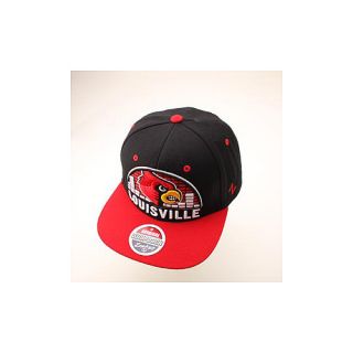 ZEPHYR Mens Louisville Cardinals Equalizer Adjustable Snapback Cap   Size