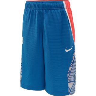 NIKE Boys KD Data Storm Basketball Shorts   Size Medium, Military Blue/white