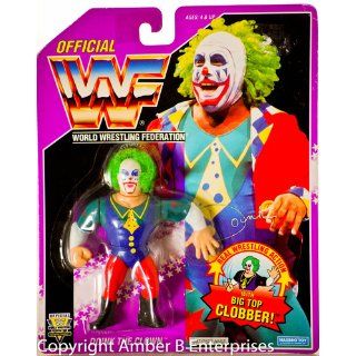 WWF Hasbro Doink the Clown Wrestling Action Figure WWE WCW ECW Toys & Games