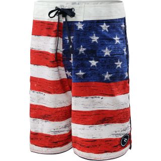 RIP CURL Mens Old Glory Boardshorts   Size 38, Red