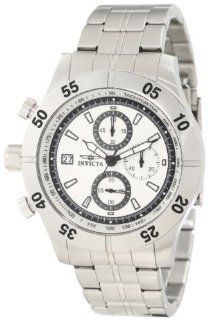Invicta Men's 11274 Specialty Chronograph Light Silver Textured Dial Stainless Steel Watch Invicta Watches
