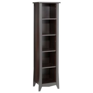 Nexera Elegance 5 Shelf Open Decorative Bookcase