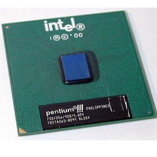 Intel Pentium III P3 733 FCPGA 256KB L2 Cache 133Mhz FSB Flip Chip Electronics