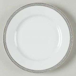 Thun Greek Key Bread & Butter Plate, Fine China Dinnerware   Gold Trim