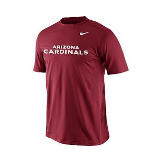 NIKE Mens Arizona Cardinals Dri FIT Hypercool Speed Short Sleeve T Shirt  
