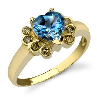 Oravo Vibrant Intricacy 1.66 Carats Heart Shape Swiss Topaz Diamond