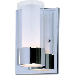 Laser Cut Large Butte One Light Wall Sconce in Polished Chrome