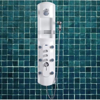Ariel Bath Lucite Acrylic 52.2 Thermostatic Shower Panel   A104