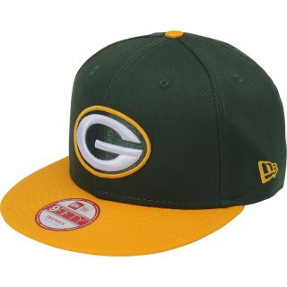 NEW ERA Mens Green Bay Packers 9FIFTY Baycik Snapback Cap   Size Adjustable,
