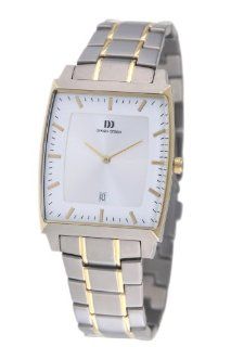 Danish Design Mens Tonneau Two tone Titanium Watch IQ65Q715 at  Men's Watch store.