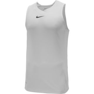 NIKE Mens Hybrid Sleeveless T Shirt   Size Medium, White/black