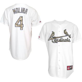 MAJESTIC ATHLETIC Mens St. Louis Cardinals Yadier Molina Memorial Day 2014