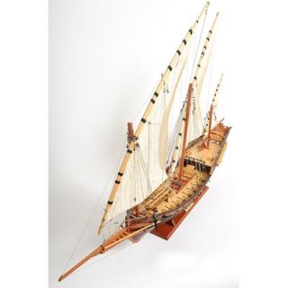 Old Modern Handicrafts Xebec Sailing Model Ship