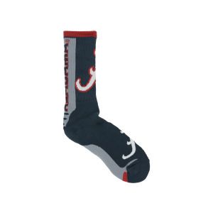 Alabama Crimson Tide For Bare Feet Jump Key Curve Sock