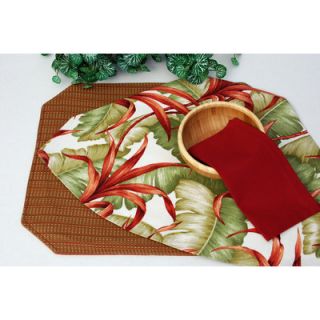 Pacific Table Linens Naples Reversible Wedge Placemat (Set of 2)