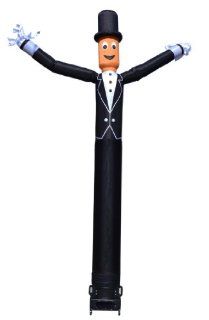 Torero Inflatables Air Dancer 16 Feet Tuxedo Tube Man Inflatable Sky Puppet Complete Set with 1 HP Sky Dancer Blower  Camping And Hiking Equipment  Sports & Outdoors