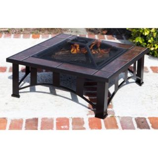 Fire Sense Tuscan Tile Mission Style Fire Pit Table