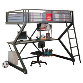 Wildon Home ® Drew Full Workstation Bunk Bed with Desk