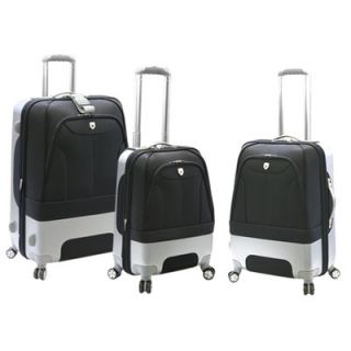 Travelers Club Valencia 3 Piece Expandable Spinner Hybrid Luggage Set
