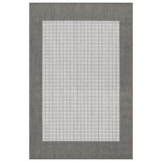 Recife Checkered Field Grey/White Rug