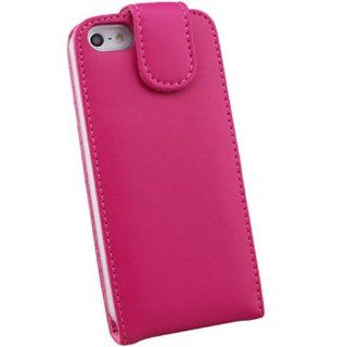 Likeeb high quality Flip Snap leather case for Apple iPhone 5 5G Rose Cell Phones & Accessories
