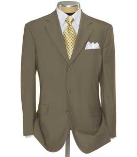 Business Express 3 Button Jacket  British Tan JoS. A. Bank