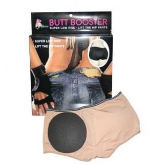 Butt Booster   Super Low Rise (Small, Beige) Clothing