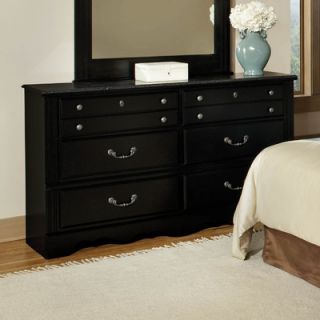 Standard Furniture Madera with Marble Top 6 Drawer Dresser