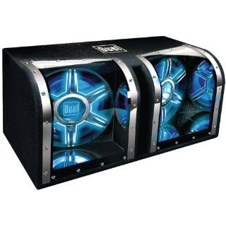 DUAL BP1204 Dual 12" Bandpass Subwoofer with Box Electronics