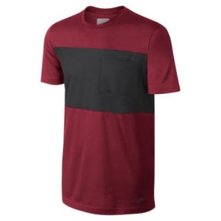Nike Bonded Pocket Mens T Shirt   Gym Red