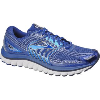 BROOKS Mens Glycerin 12 Running Shoes   Size 11.5, Blue/silver