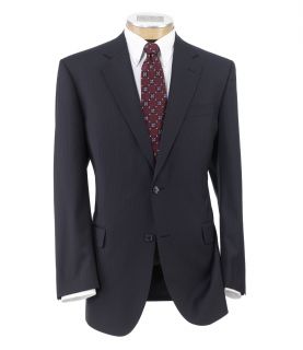 Executive 2 Button Wool Suit with Pleated Front Trousers Extended Sizes JoS. A.
