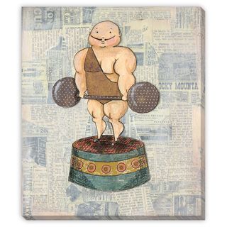 Dee Nessas Strongman Canvas Gallery Wrap