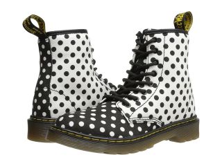 Dr. Martens Kids Collection Delaney Lace Boot Girls Shoes (White)