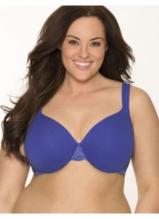 Lane Bryant Plus Size Cotton full coverage bra with lace     Womens Size 38D,