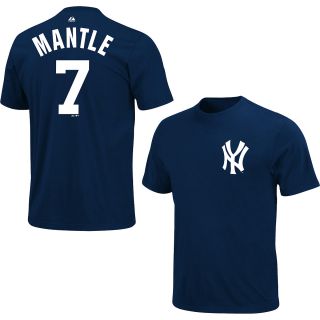 MAJESTIC ATHLETIC Mens New York Yankees Mickey Mantle Cooperstown Name And