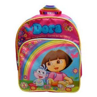 Dora the Explorer Small Pink Kids Backpack with Purple Backpack Pouch Toys & Games