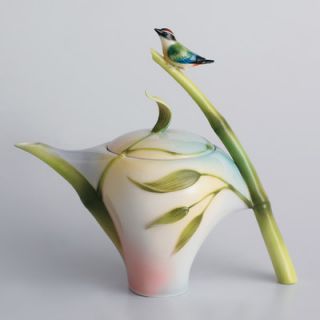 Franz Collection Bamboo Song Bird Teapot