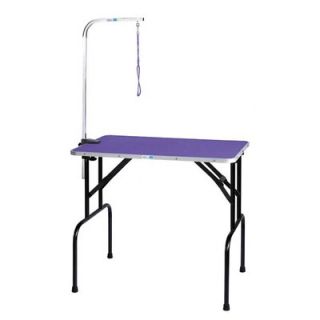 General Cage Grooming Table and Wood Top with Casters